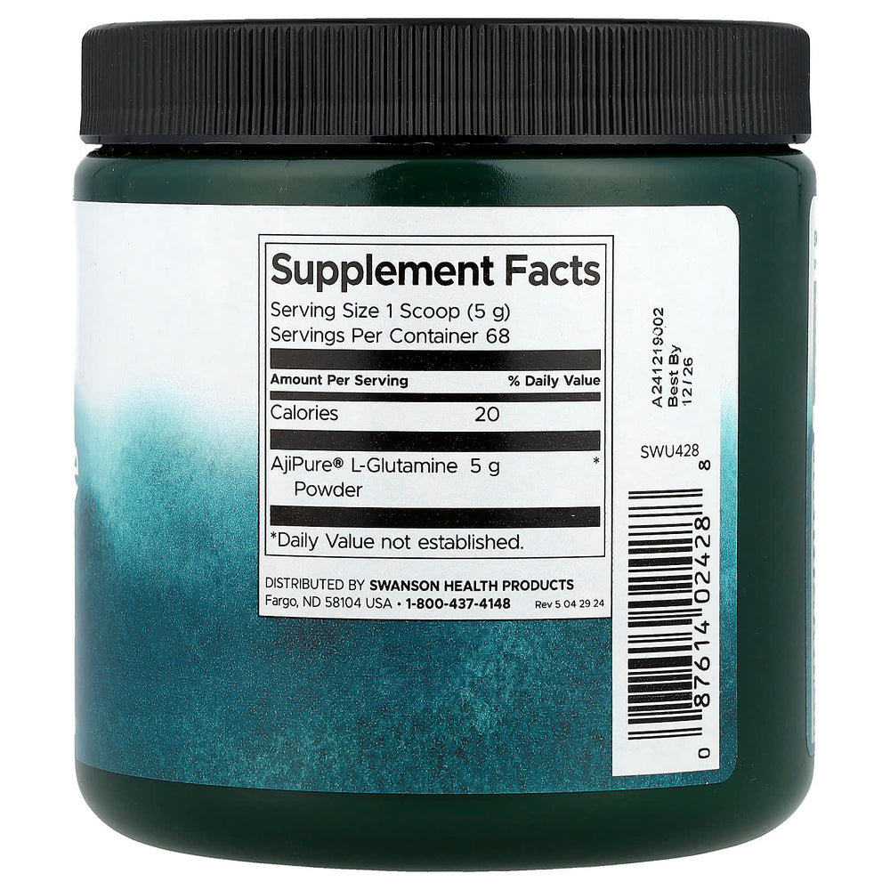 L-Glutamine Swanson märkning och varumärke