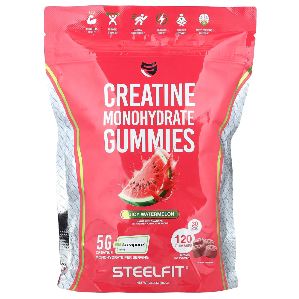 SteelFit Creatine Monohydrate Gummies framsida