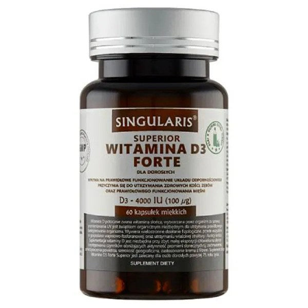 Singularis - Vitamin D3 Forte 60 Soft Capsules
