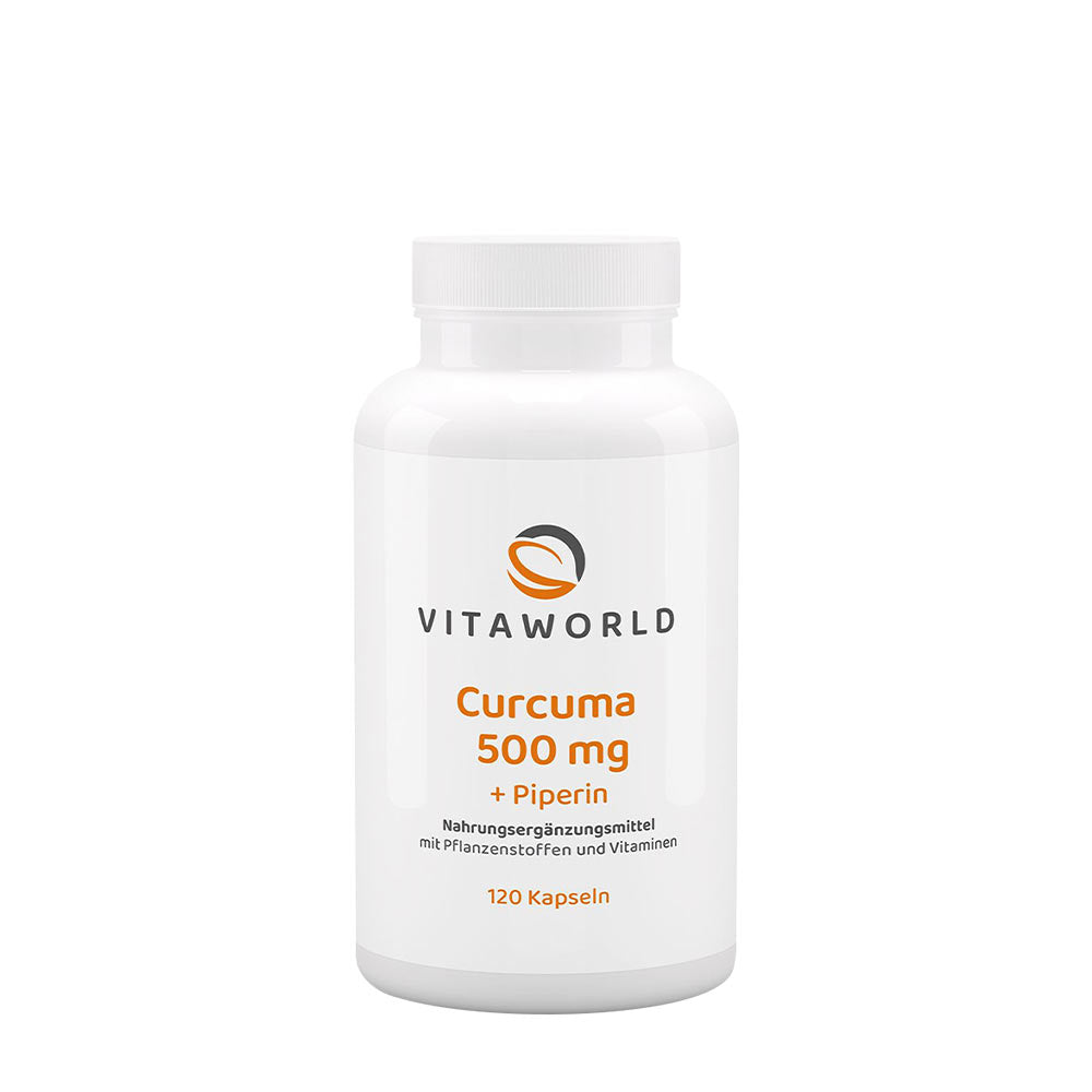 Vitaworld - Turmeric + Black Pepper - 120 Kapseln (Caps)