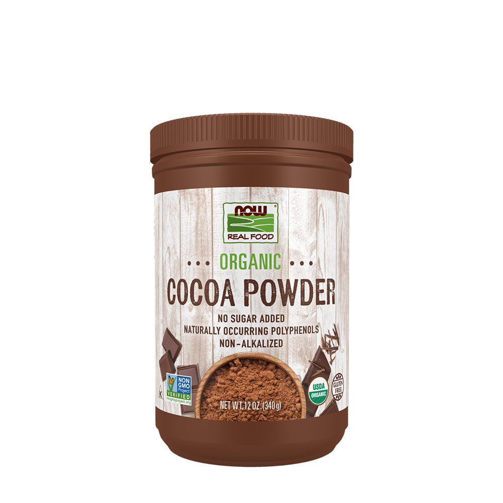 NOW Foods - Organic Cocoa Powder - 340g