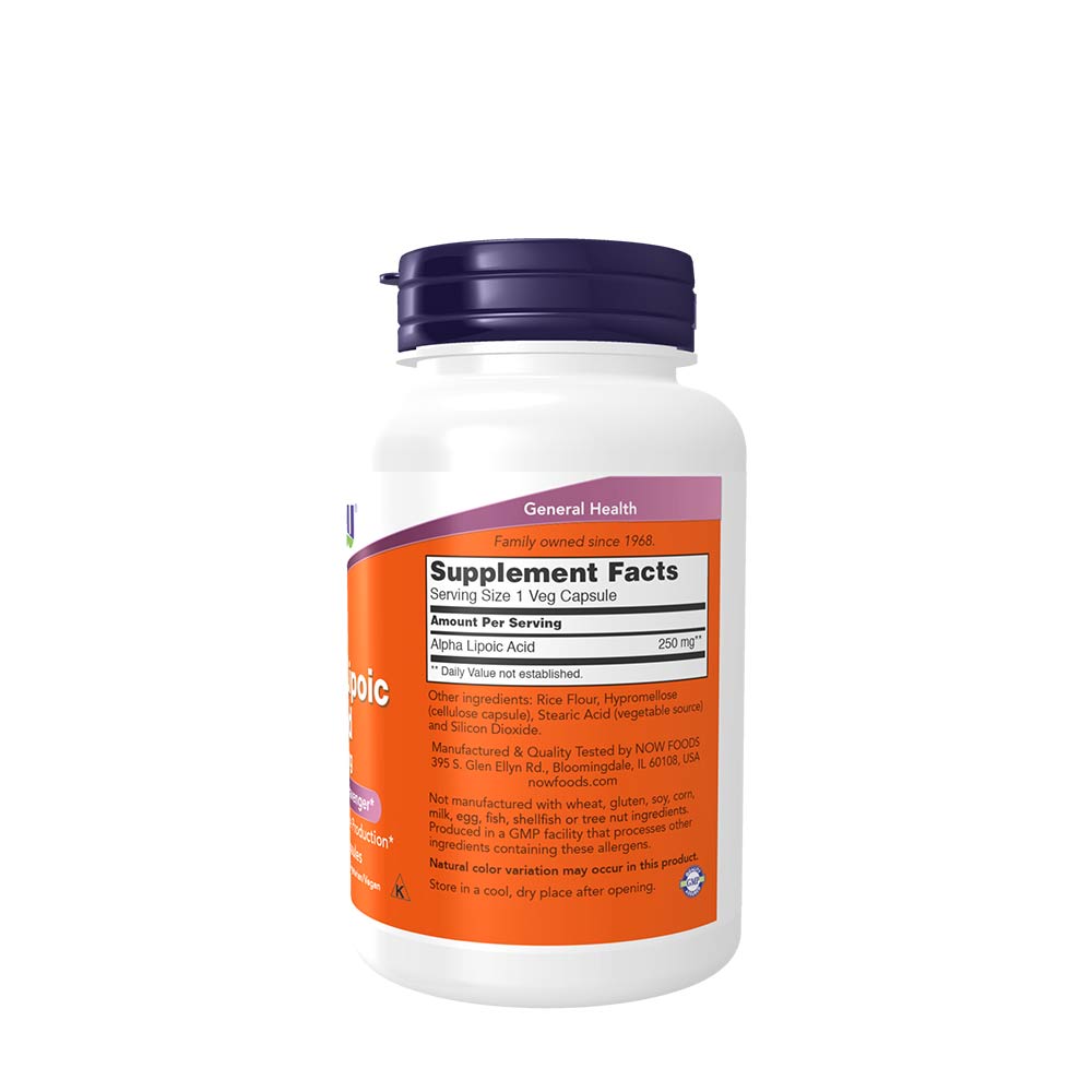 NOW Foods - Alpha Lipoic Acid - 120 Vcaps