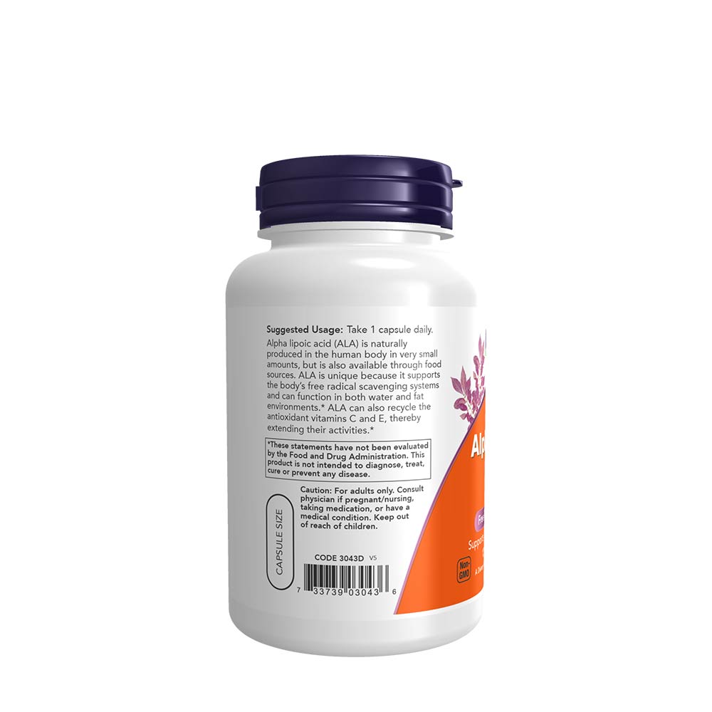 NOW Foods - Alpha Lipoic Acid - 120 Vcaps