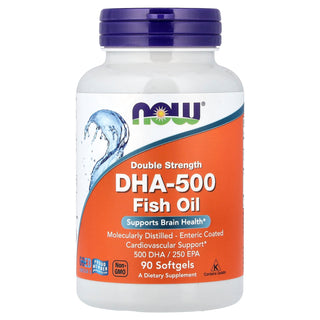 NOW Foods DHA-500 framsida