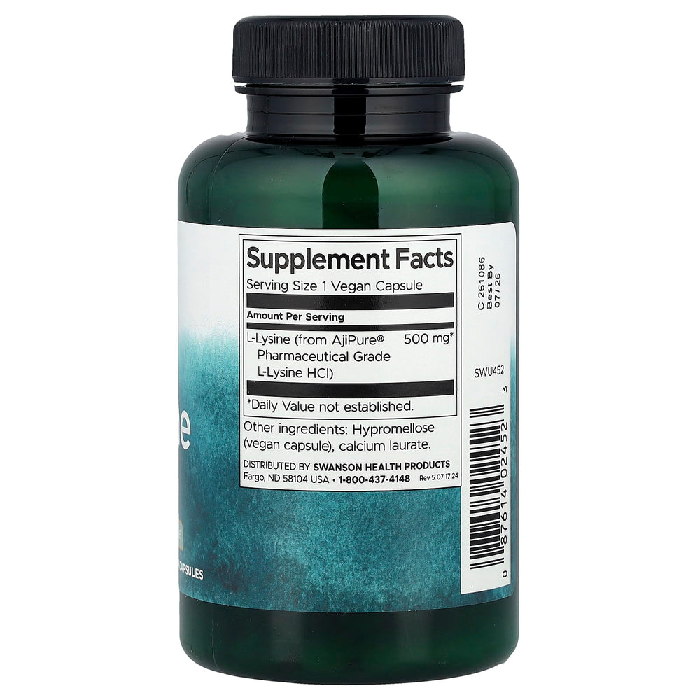 L-Lysine ingredienser och innehålls lista