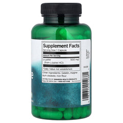 Swanson Lysine 500mg ingredienser lista