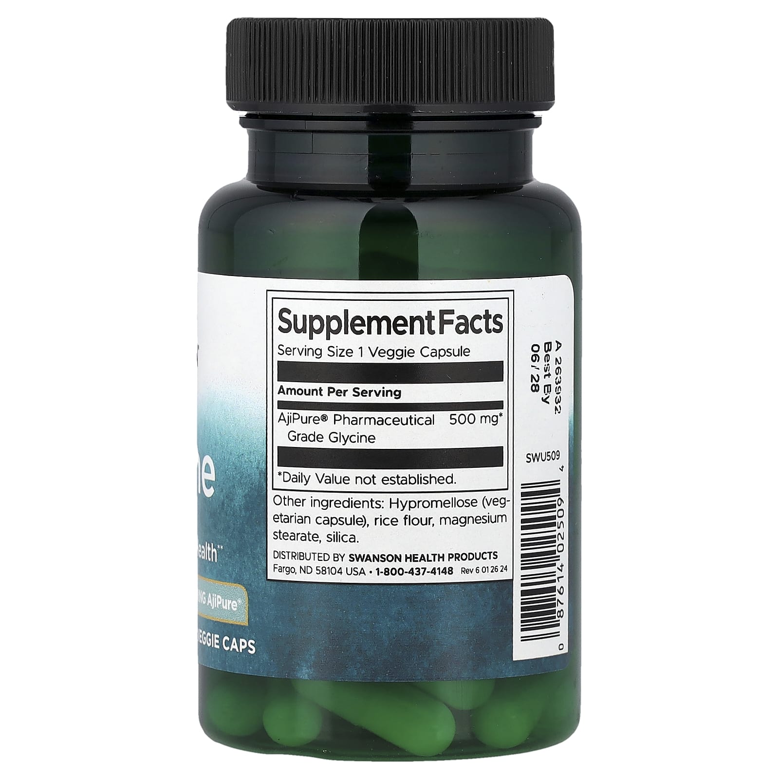 Glycine – Ren aminosyra förpackningsdesign