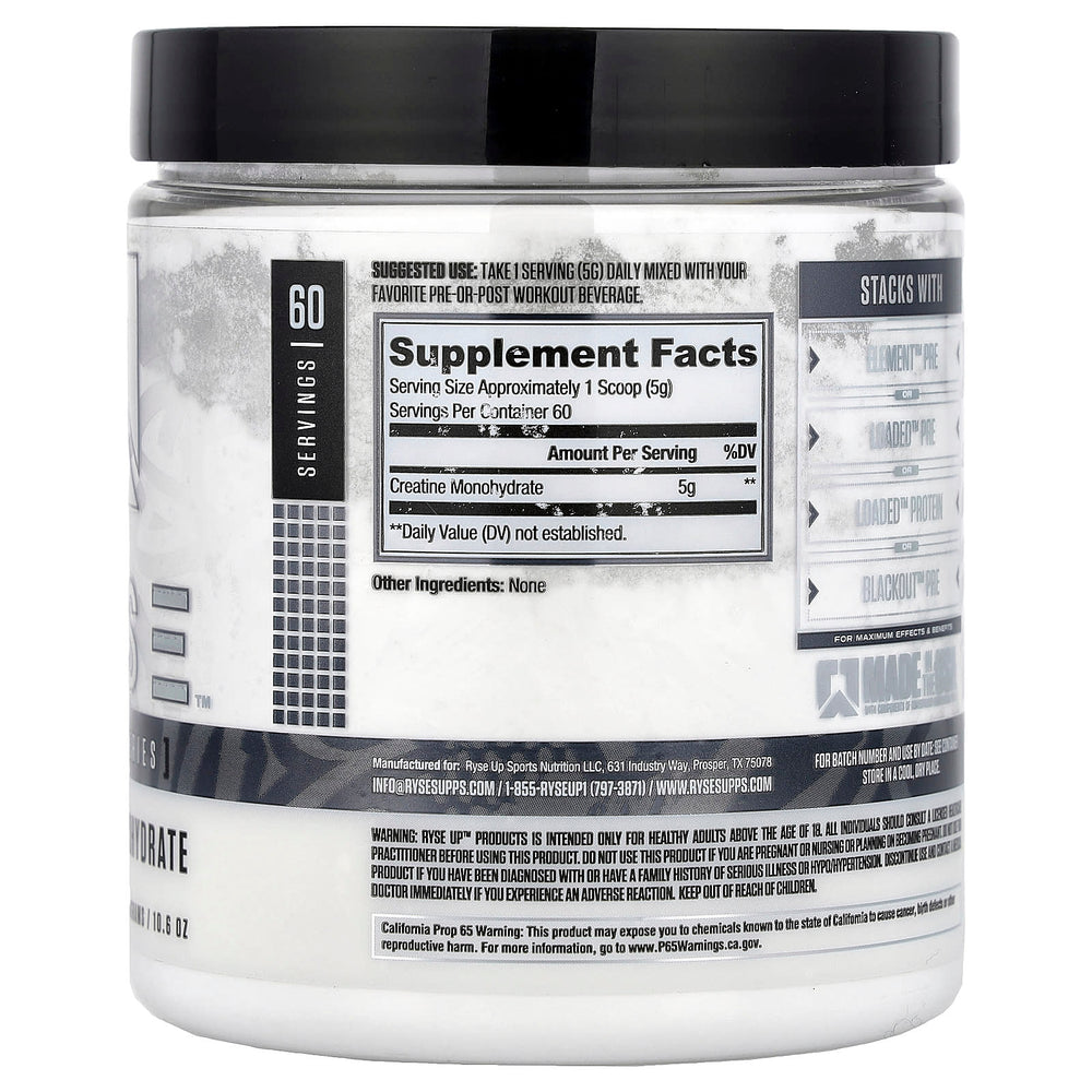 Creatine Monohydrate ingredienser och etikett