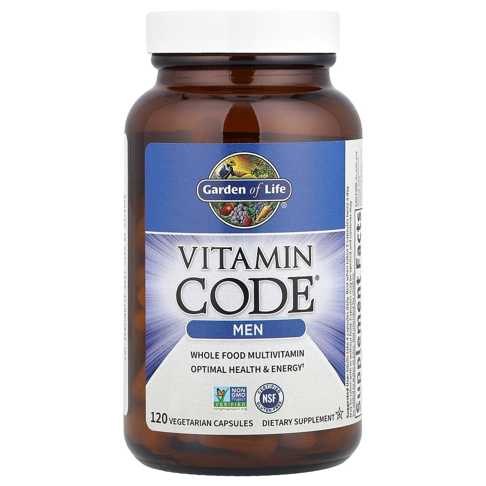 Garden Of Life Vitamin Code Men etikett detalj