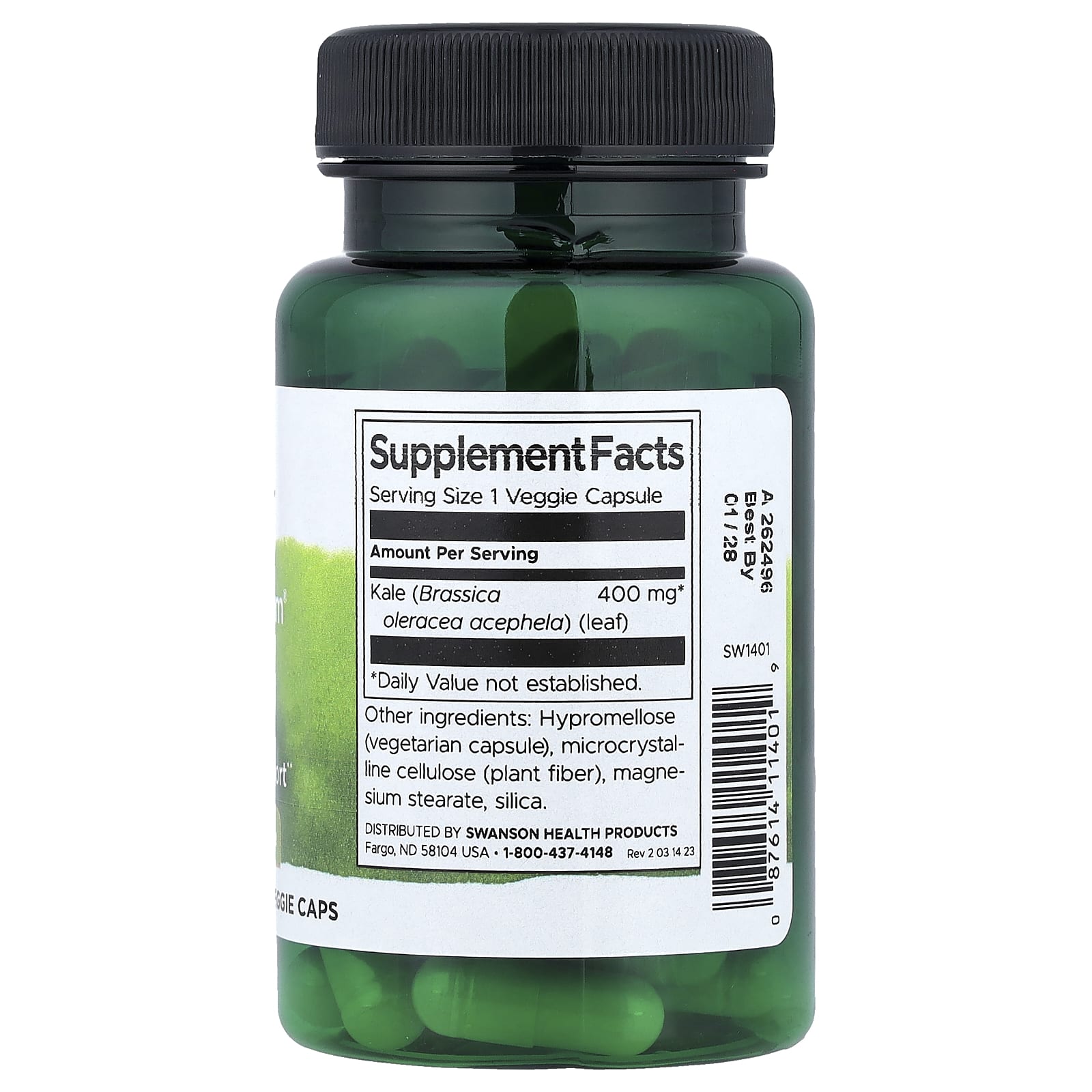 Swanson - Full Spectrum Kale - 60 Vcaps