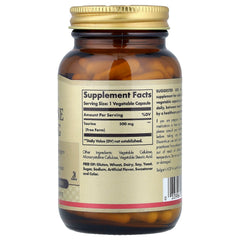 Solgar Taurine 500mg ingredienser