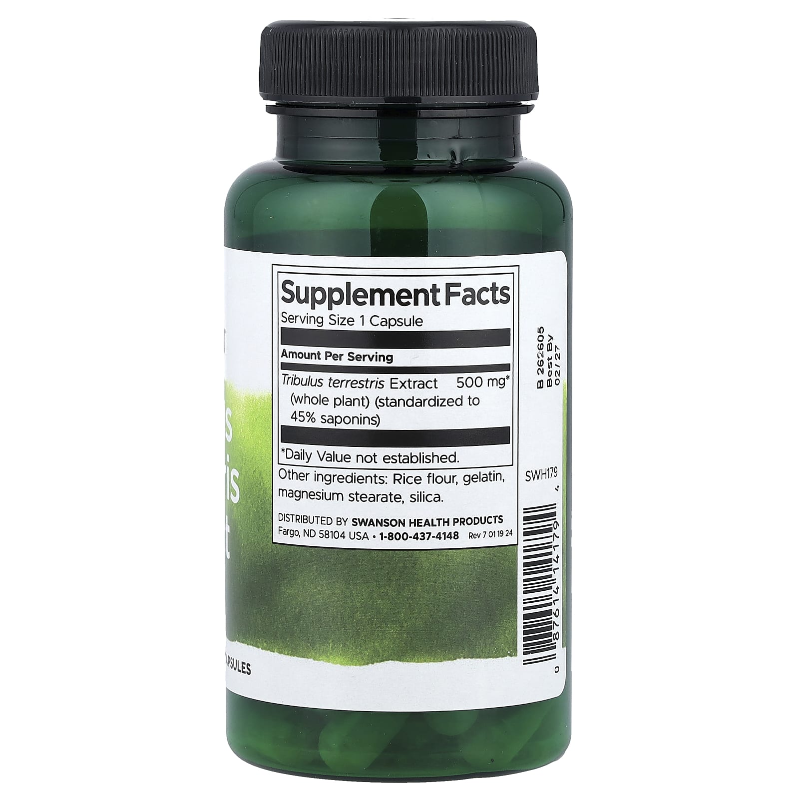 Tribulus Terrestris Extract ingredienser etikett