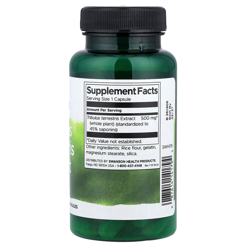 Tribulus Terrestris Extract ingredienser etikett