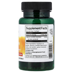 Beta-Karoten – Vitamin A 10 000IU näringsfakta