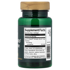 Swanson Lyc-O-Mato Lycopene ingredienser etikett