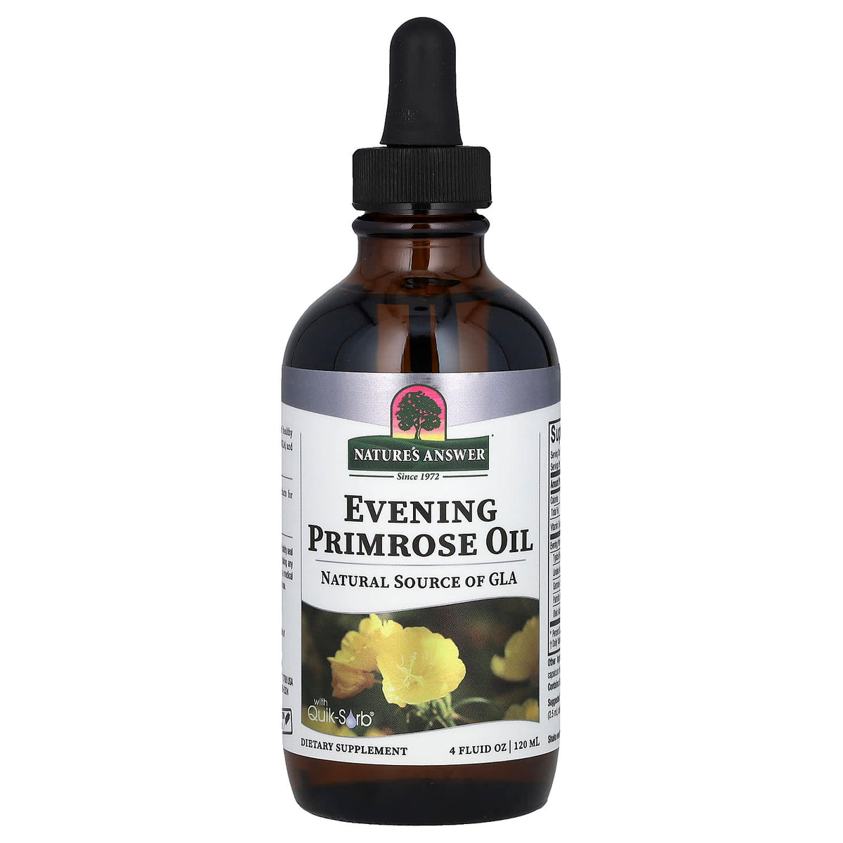 Nature's Answer Evening Primrose Oil baksida