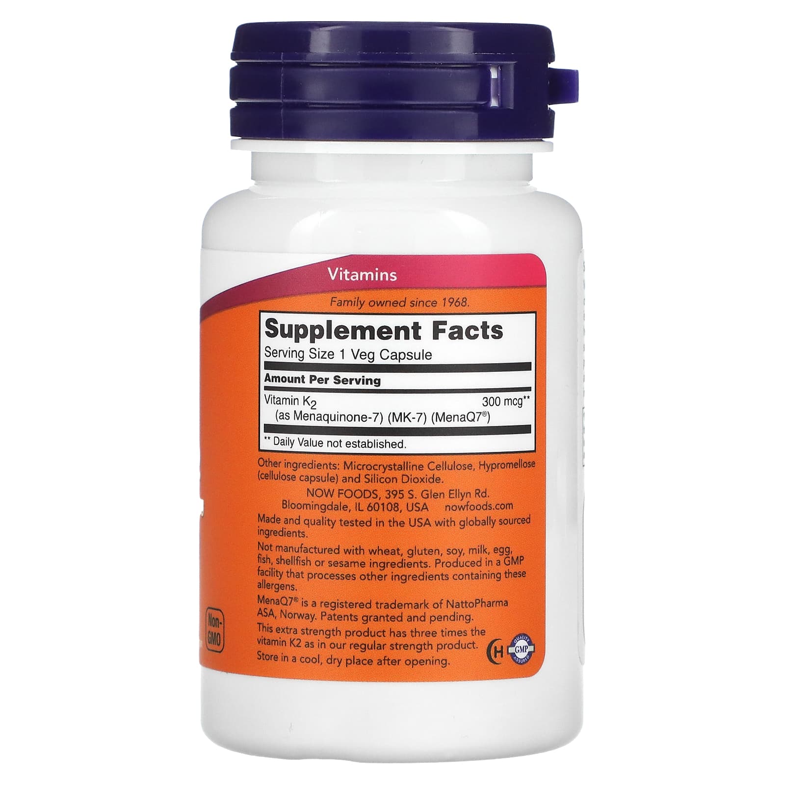 NOW Foods - MK-7 Vitamin K-2