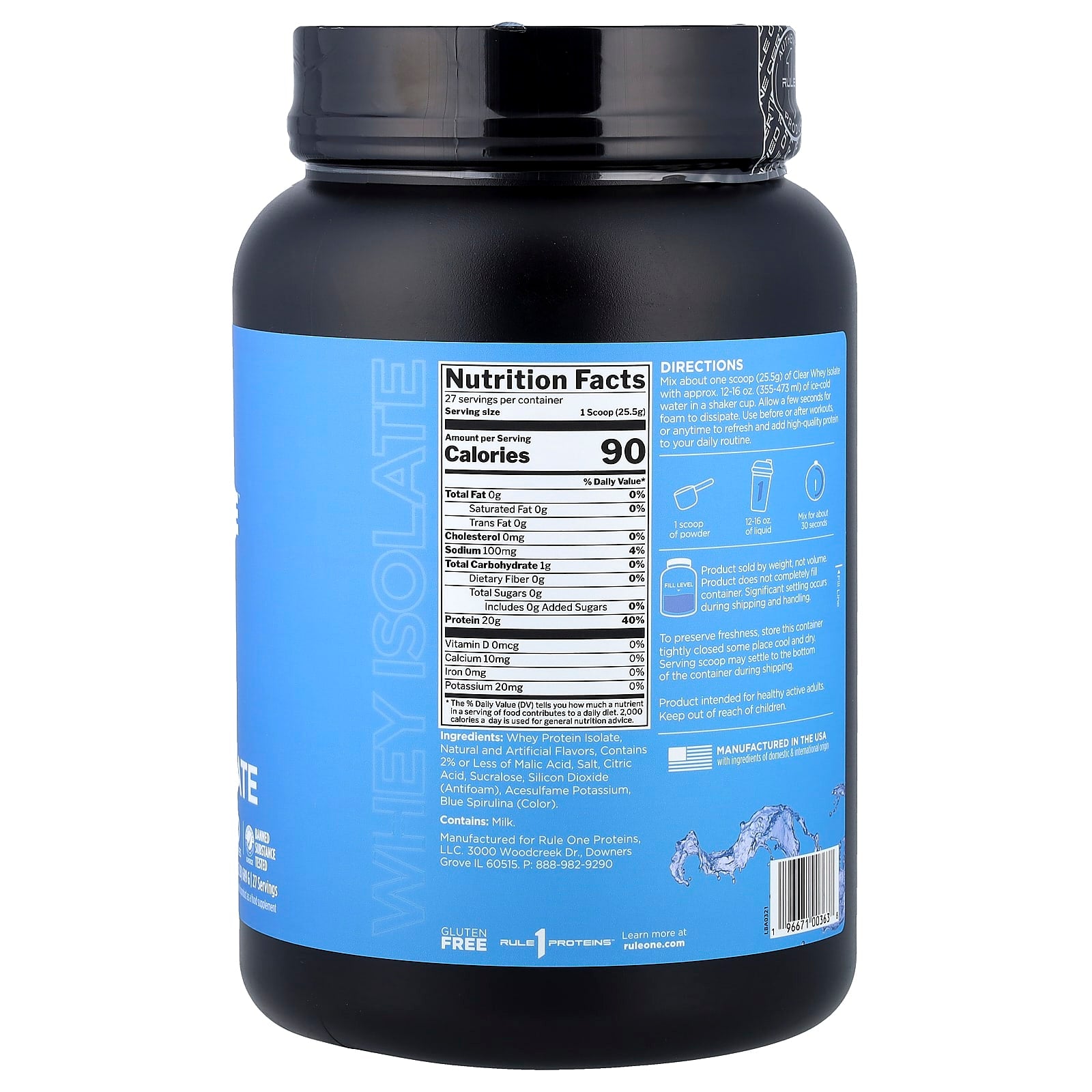 Rule One - Clear Whey Isolate
