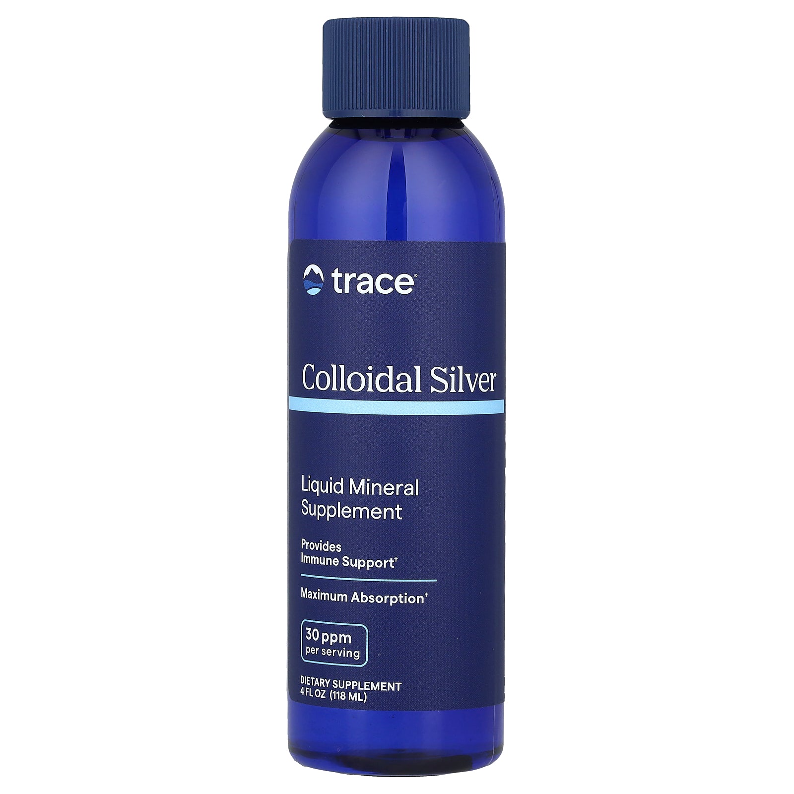 Trace Colloidal Silver 118ml flytande framsida