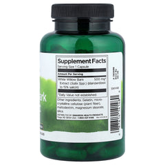 White Willow Bark Extract baksida näringsfakta