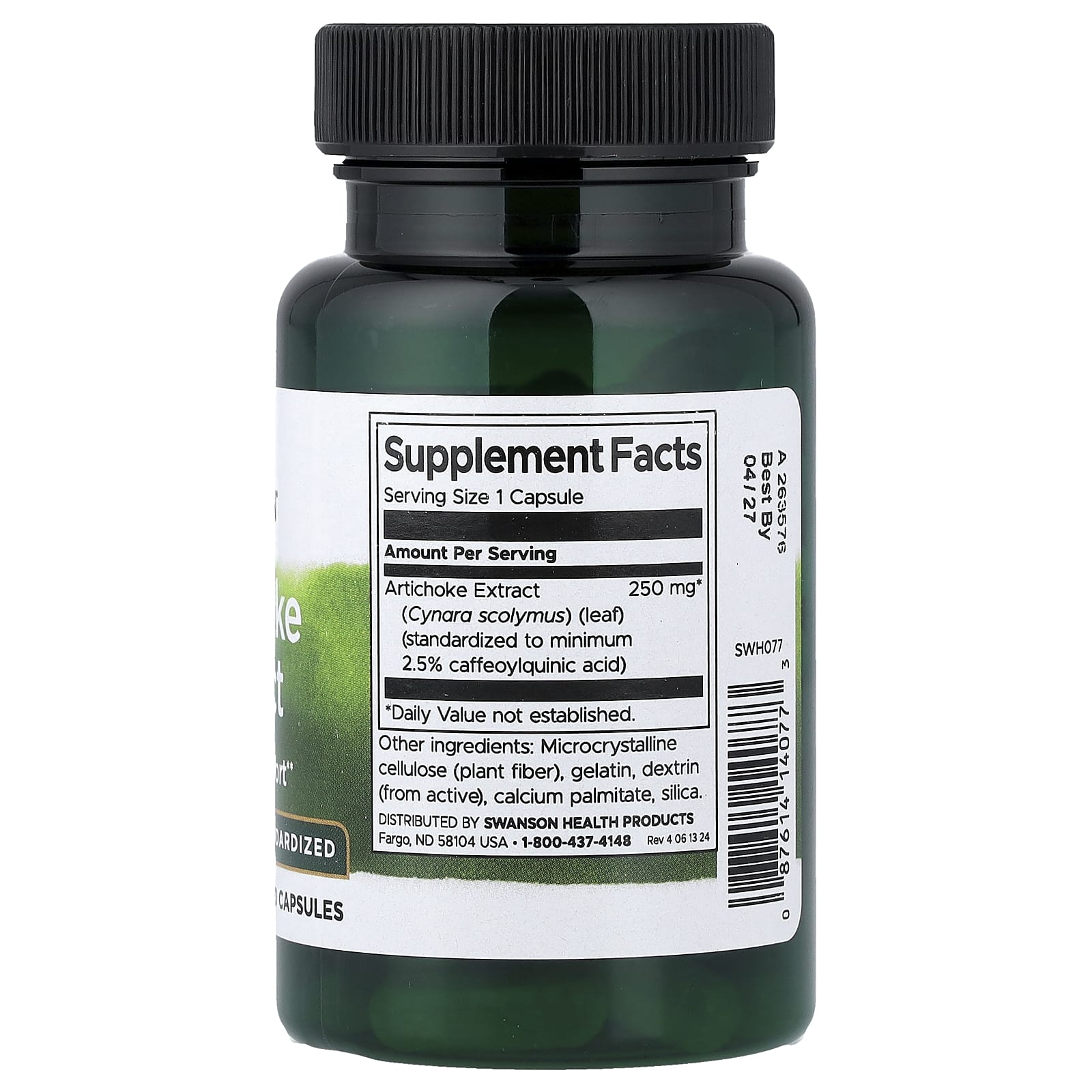 Swanson - Akseli, 250mg (60 kapselia)