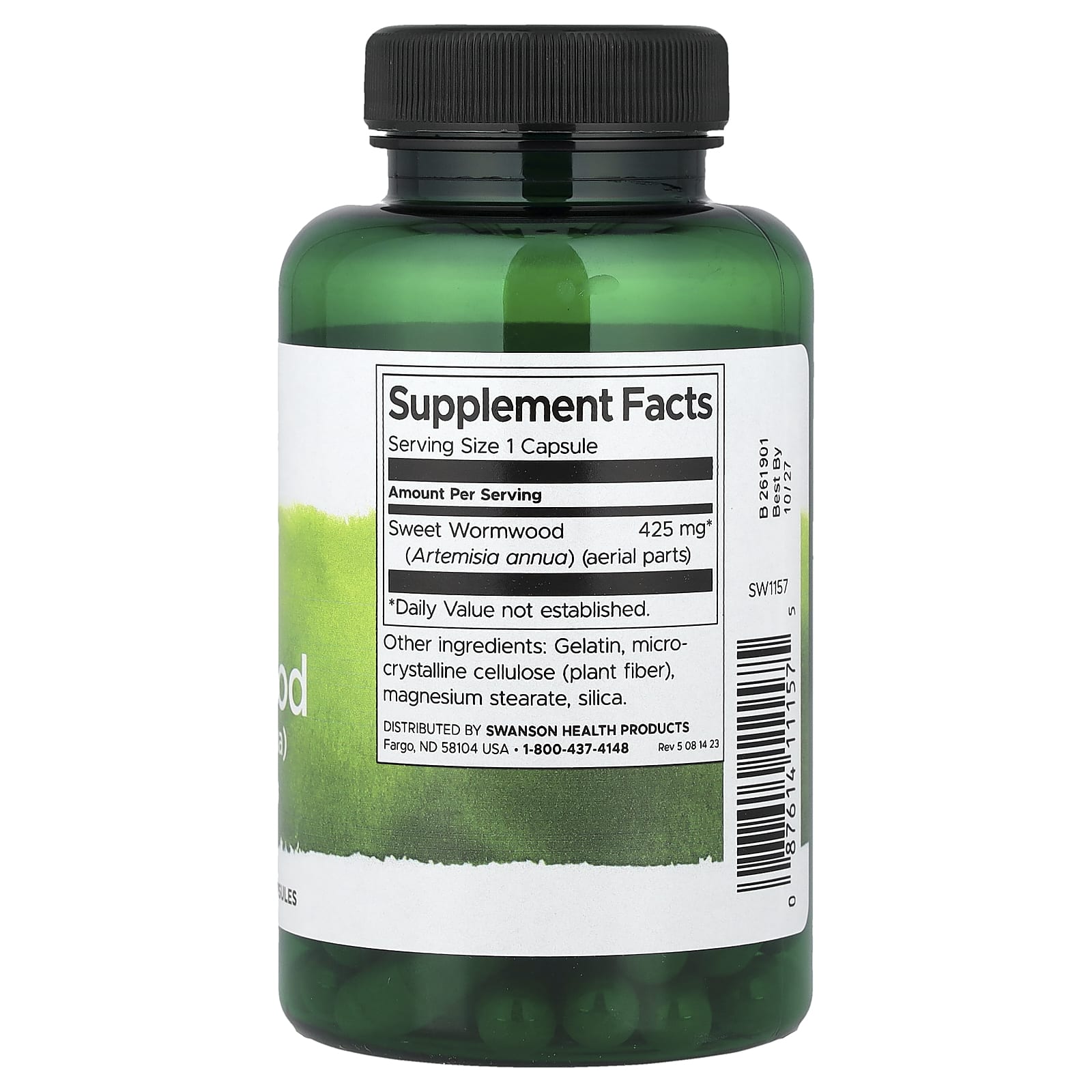 Full Spectrum Sweet Wormwood ingredienser etikett