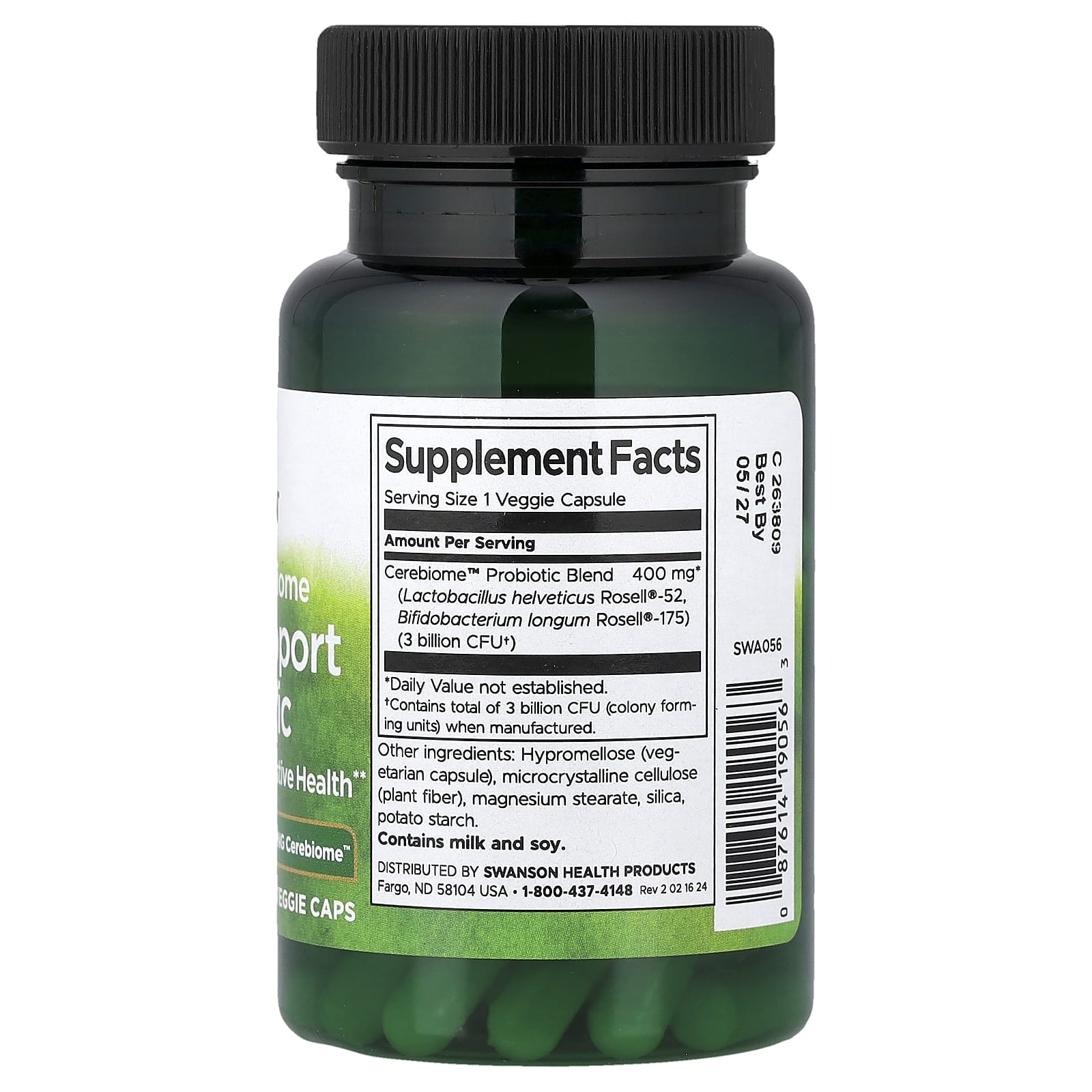 Swanson - Probiotika - 120 Kapsler