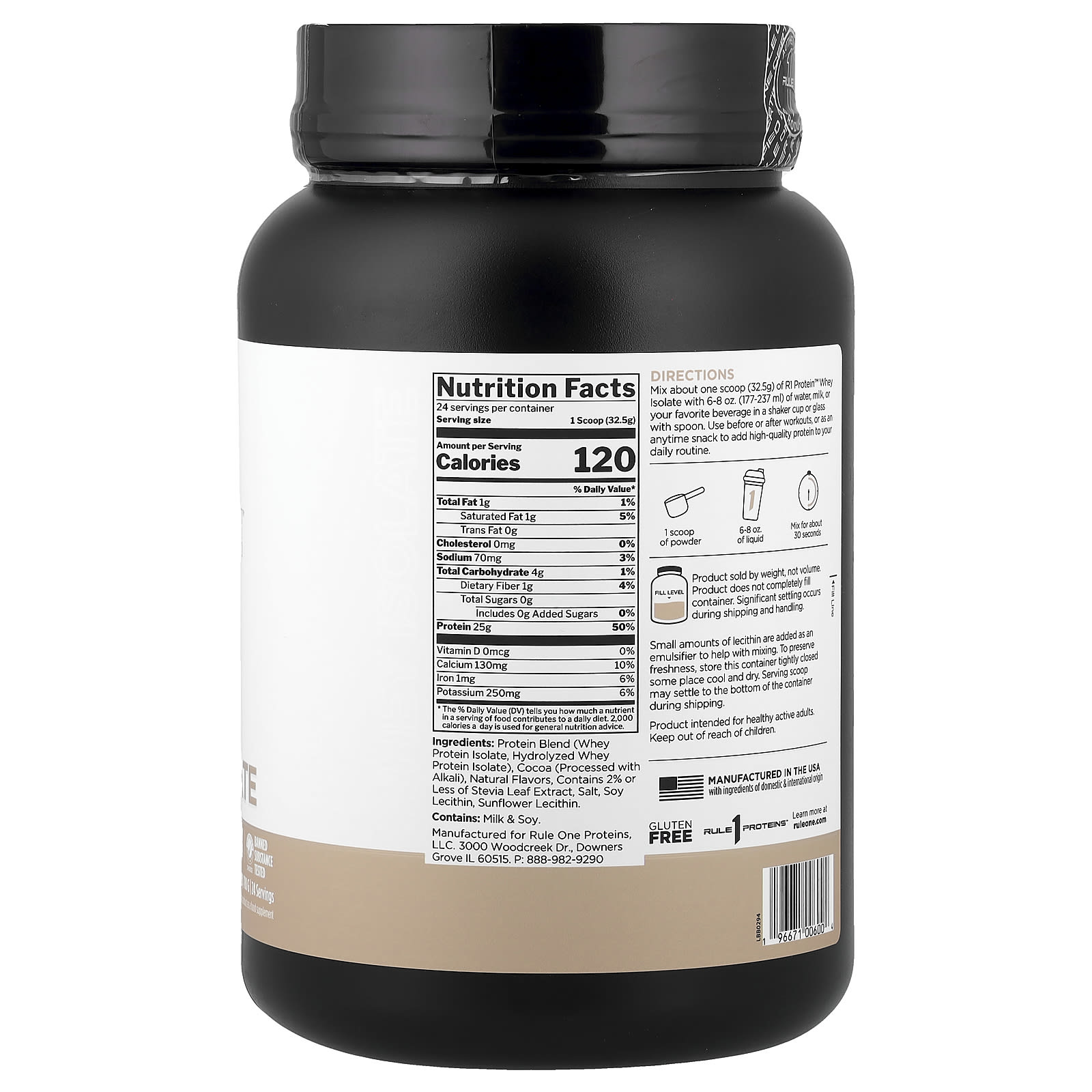 Rule One - R1 Proteiini Whey Isolaatti