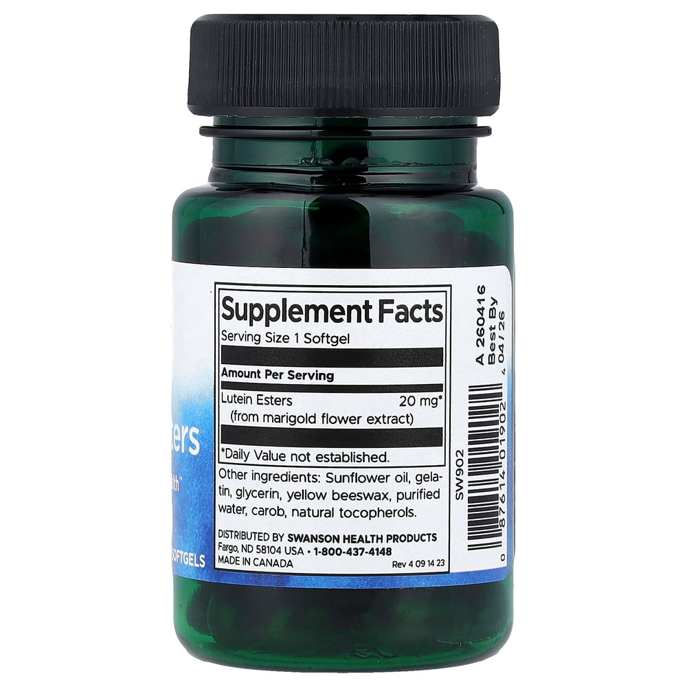 Swanson Lutein Esters ingredienser