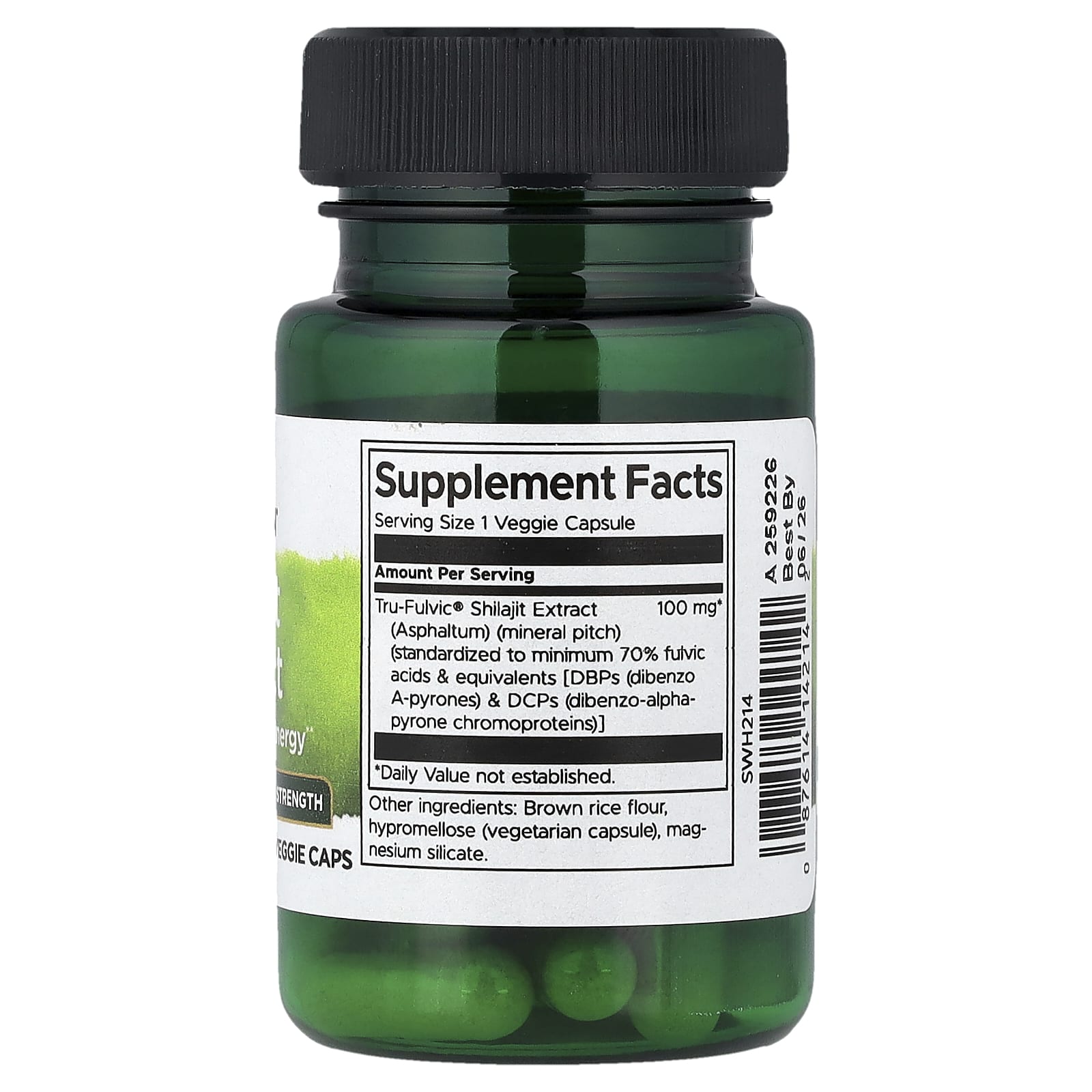 Swanson - Shilajit Ekstrakt, 400mg - 60 Vcaps