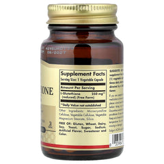Solgar Reduced L-Glutathione ingredienser