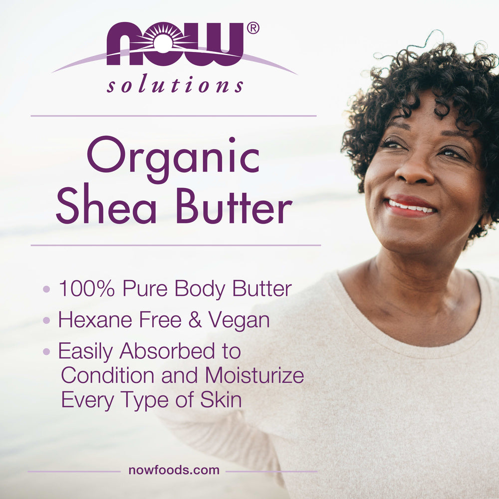 Organic Shea Butter – 207ml öppen förpackning