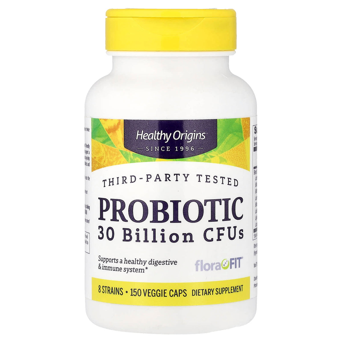 Probiotic 30 Miljarder CFU – baksida näringsfakta