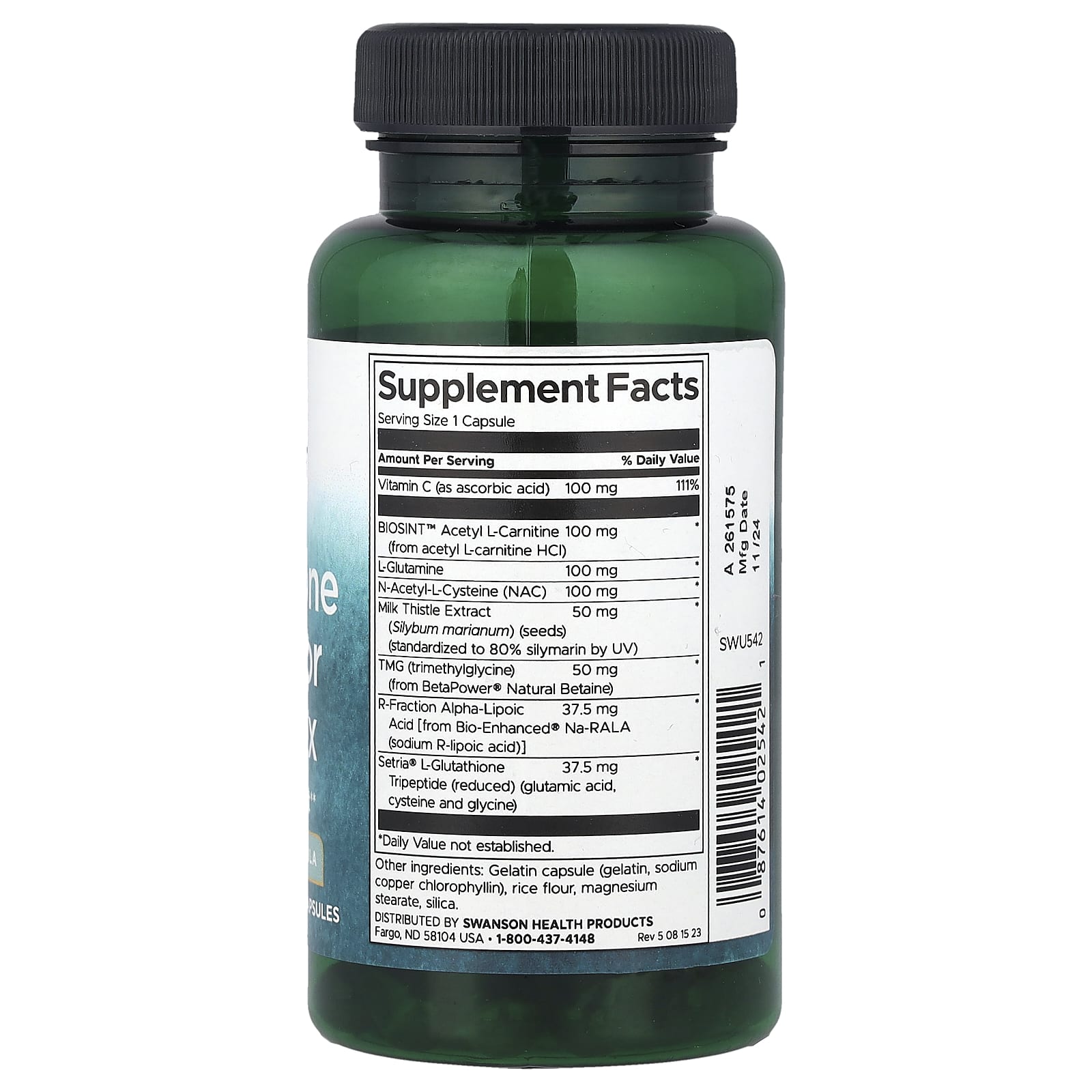 Swanson - Glutathione Precursor Complex - 60 Caps