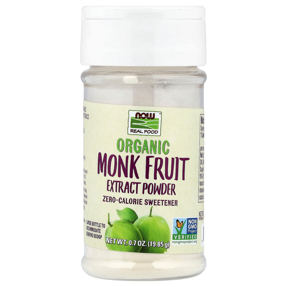 NOW Foods - Organic Monk Fruit Extract Powder 19.85g