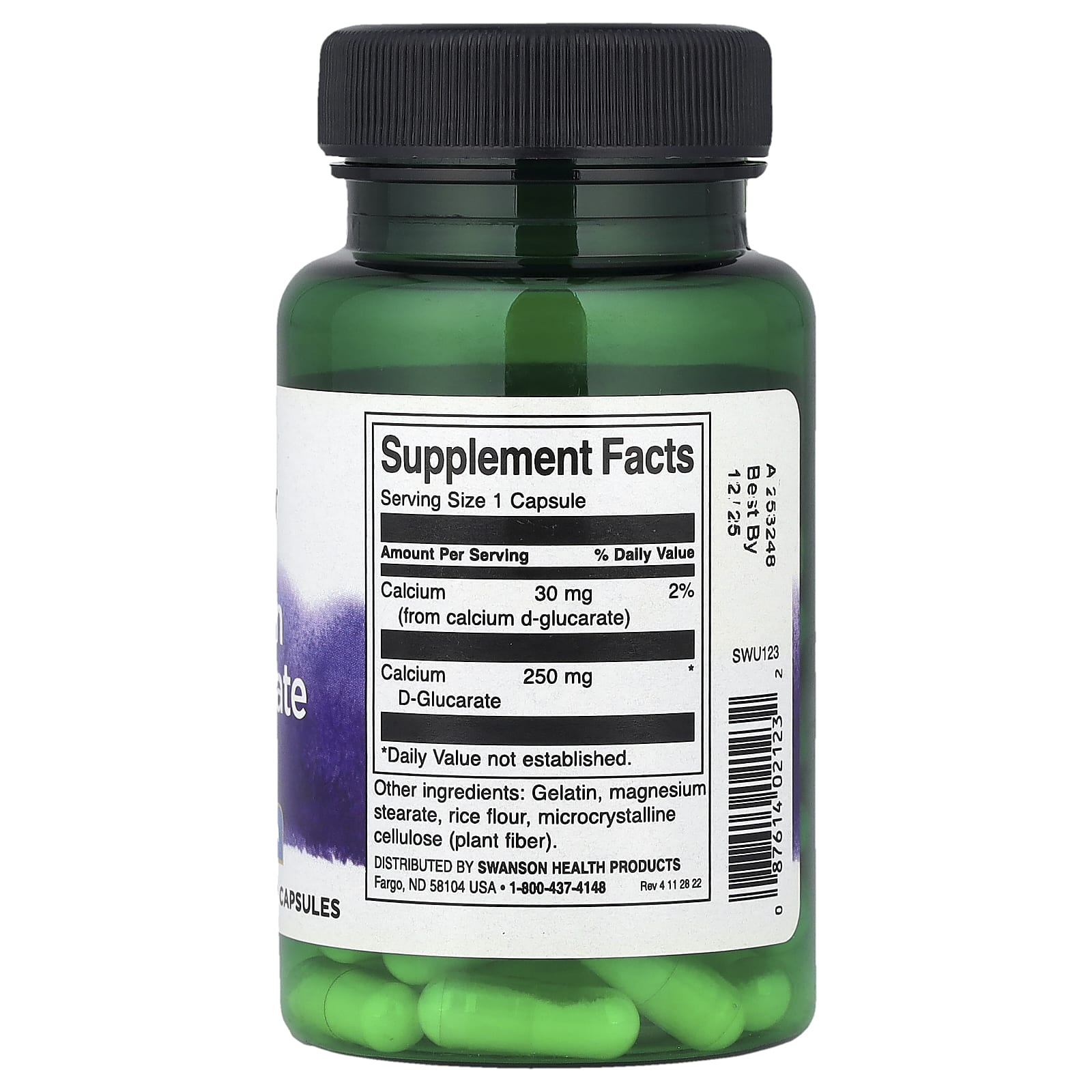 Swanson - Calcium D-Glucarate - 60 Caps