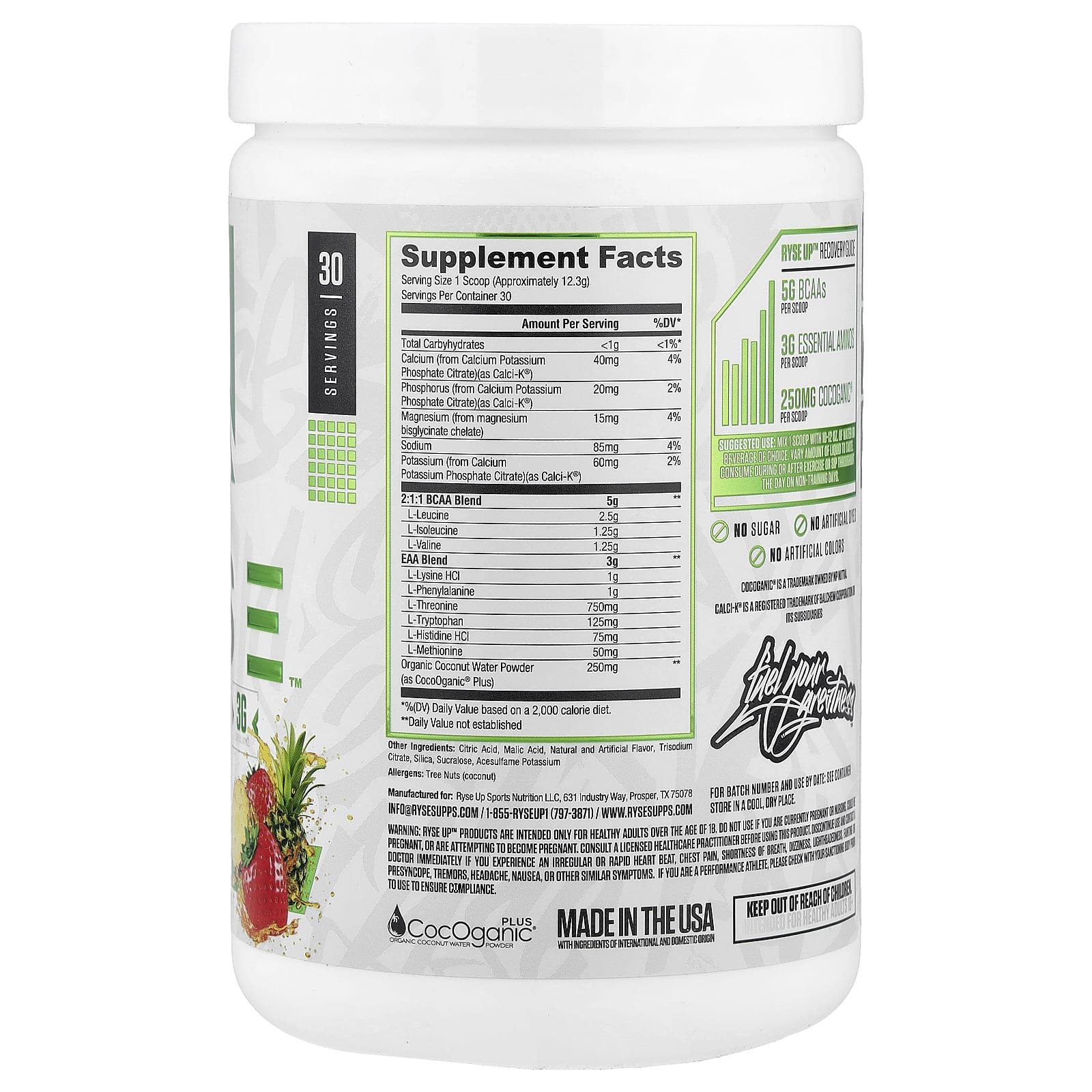BCAA + EAA Pulver scoop mätverktyg