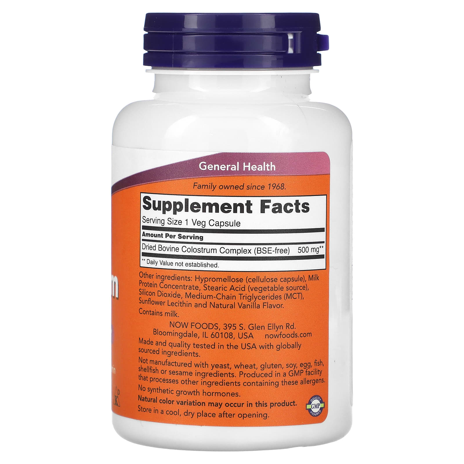 NOW Foods - Colostrum - Immune Support