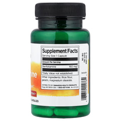 Swanson Benfotiamine baksida näringsfakta