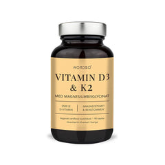 Nordbo - Vitamin D3 & K2 with Magnesium Bisglycinate