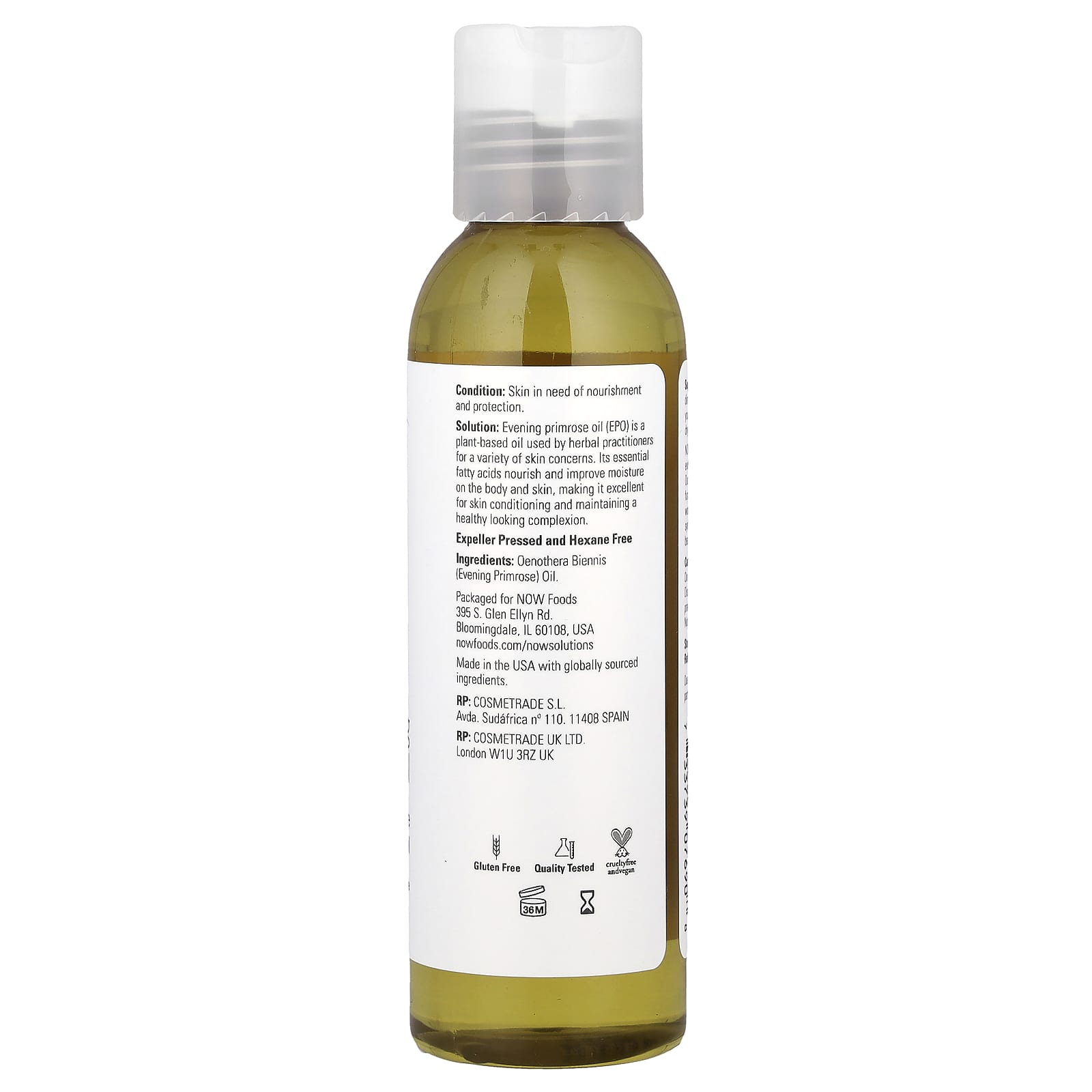 Evening Primrose Oil – Nattljusolja flaska framsida