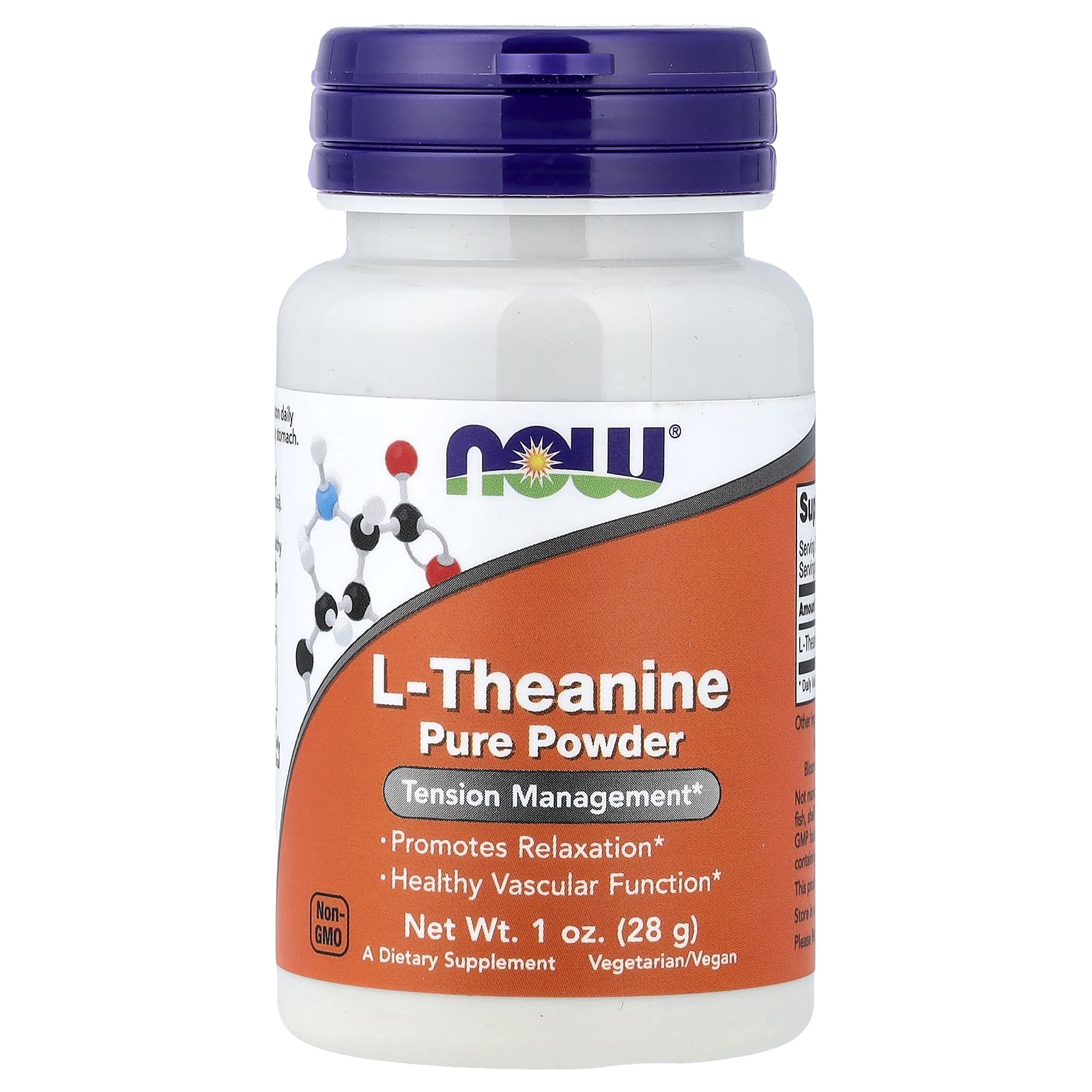 L-Theanine Pure Powder baksida