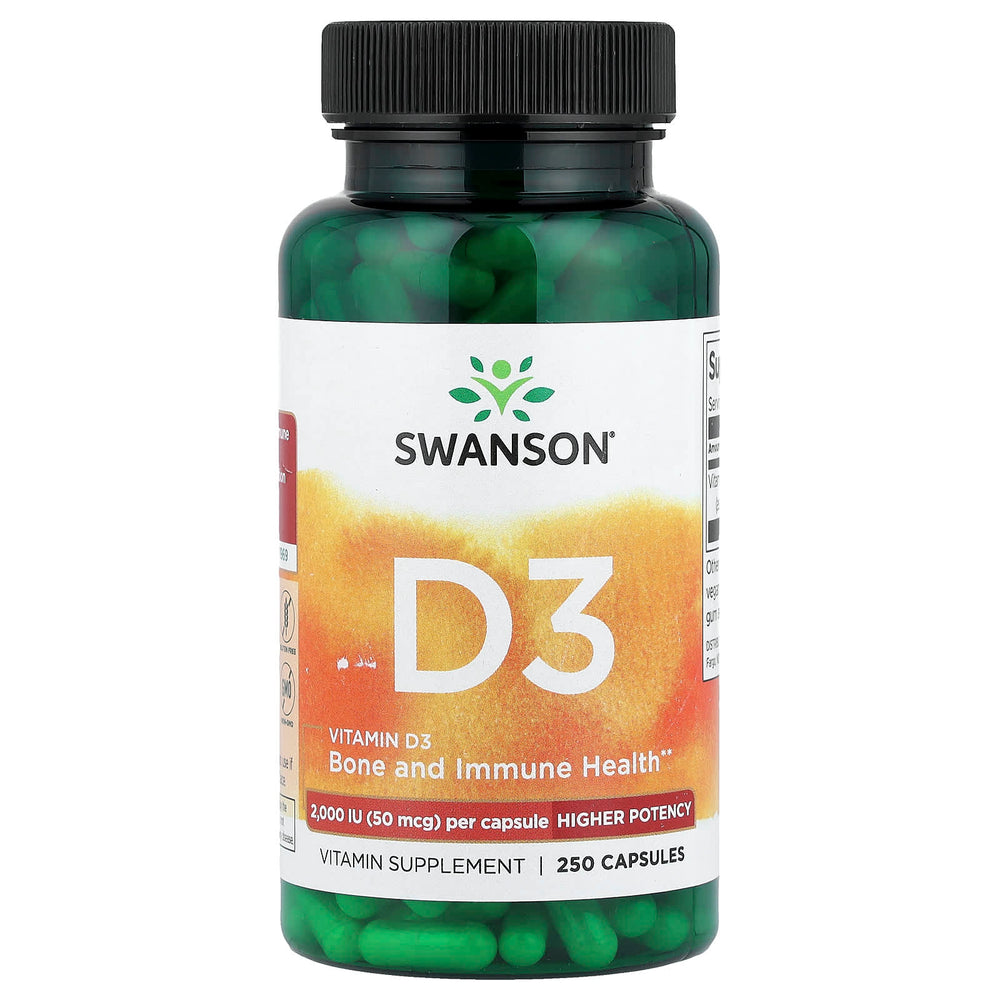 Vitamin D3 – 1000 IE öppen flaska