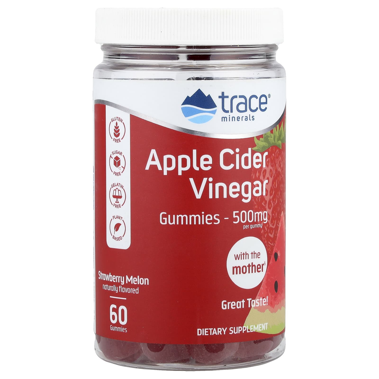 Trace Minerals Apple Cider Vinegar Gummies framsida