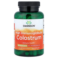 Swanson High Immunoglobulin Colostrum 120 kapslar framsida