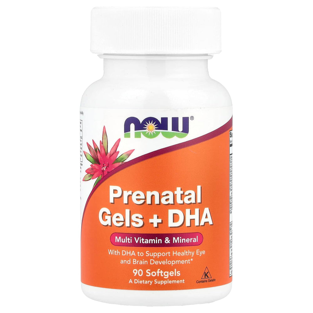 Prenatal Gels med DHA baksida