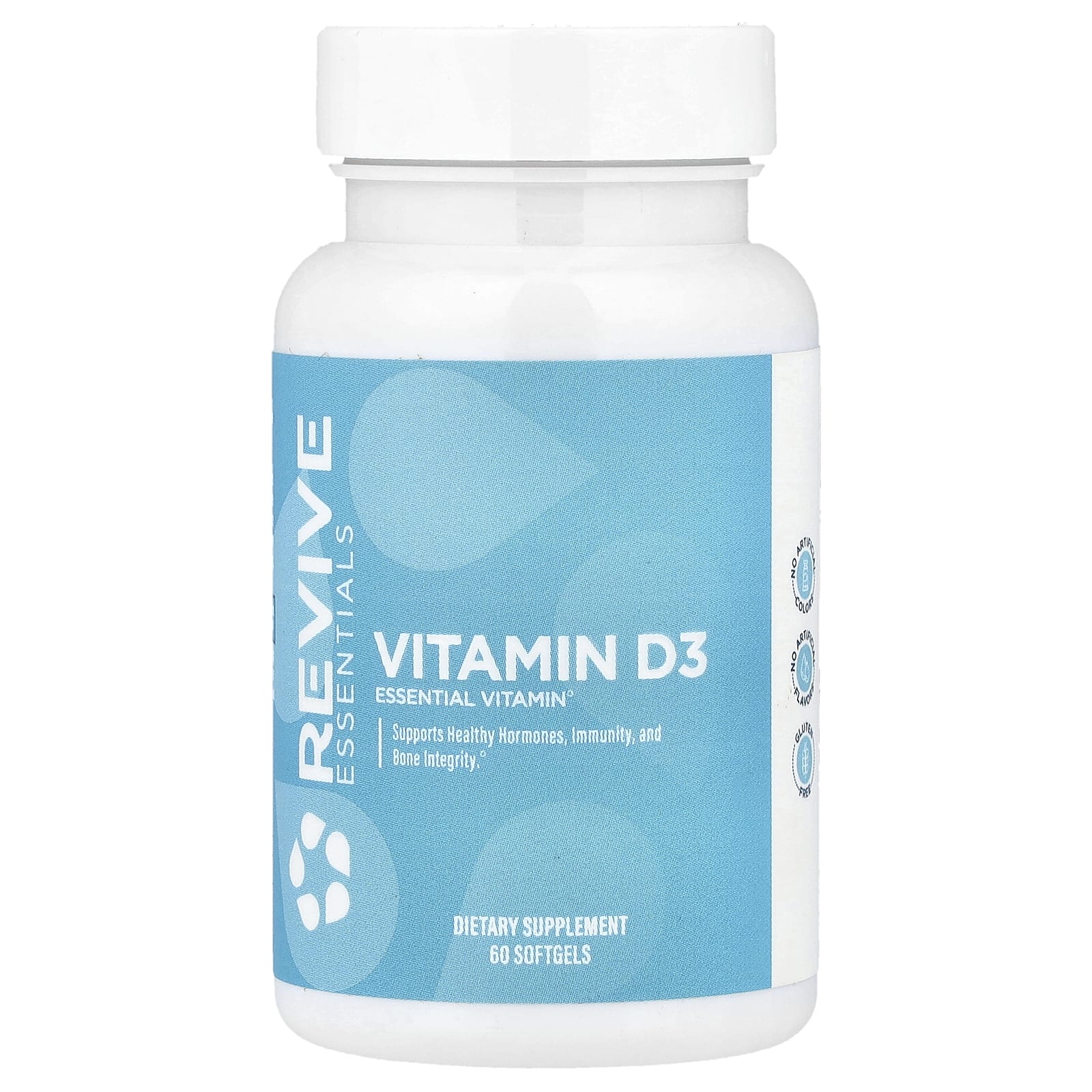 Vitamin D3 baksida med näringsinformation