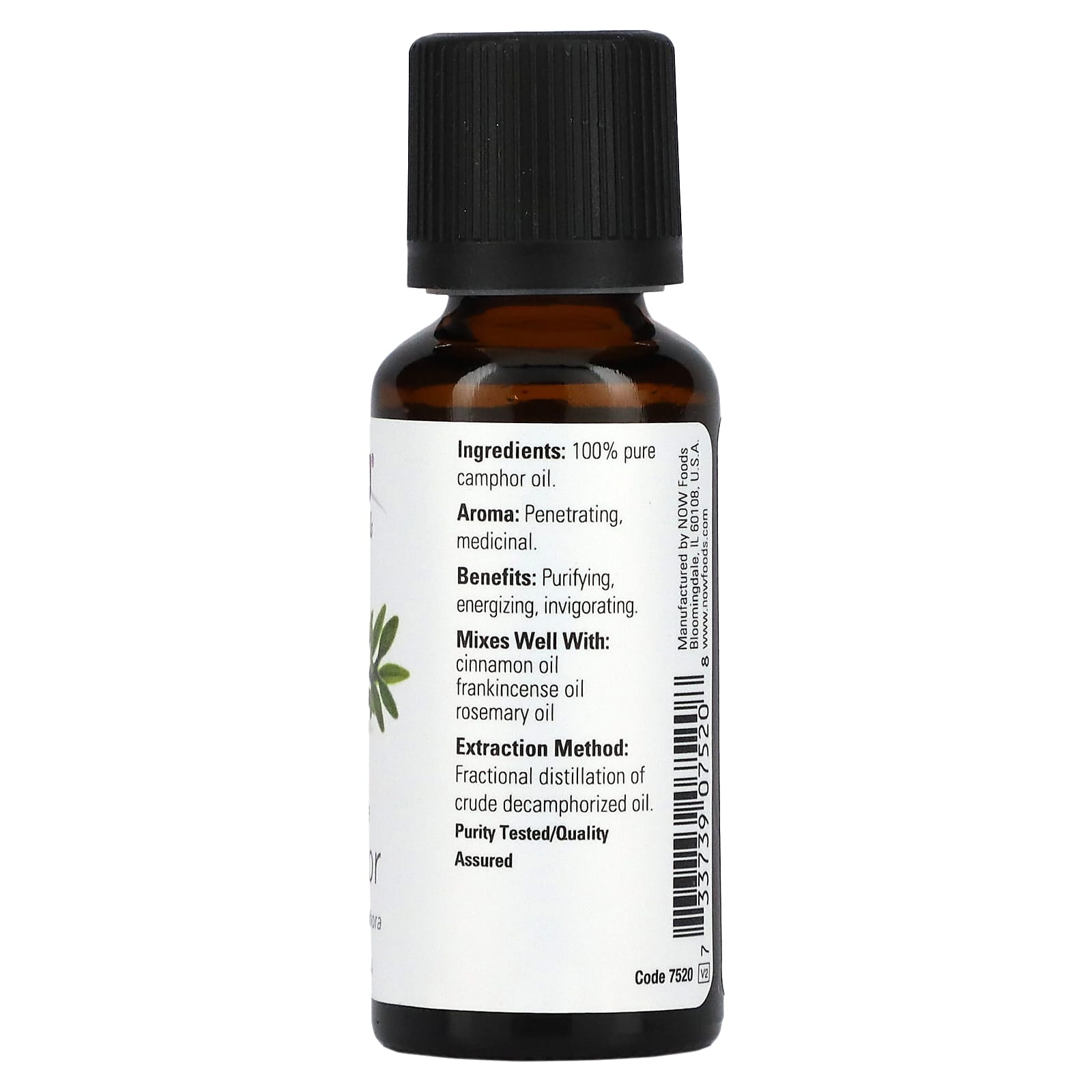 Camphor Oil ingredienser och användningsanvisning