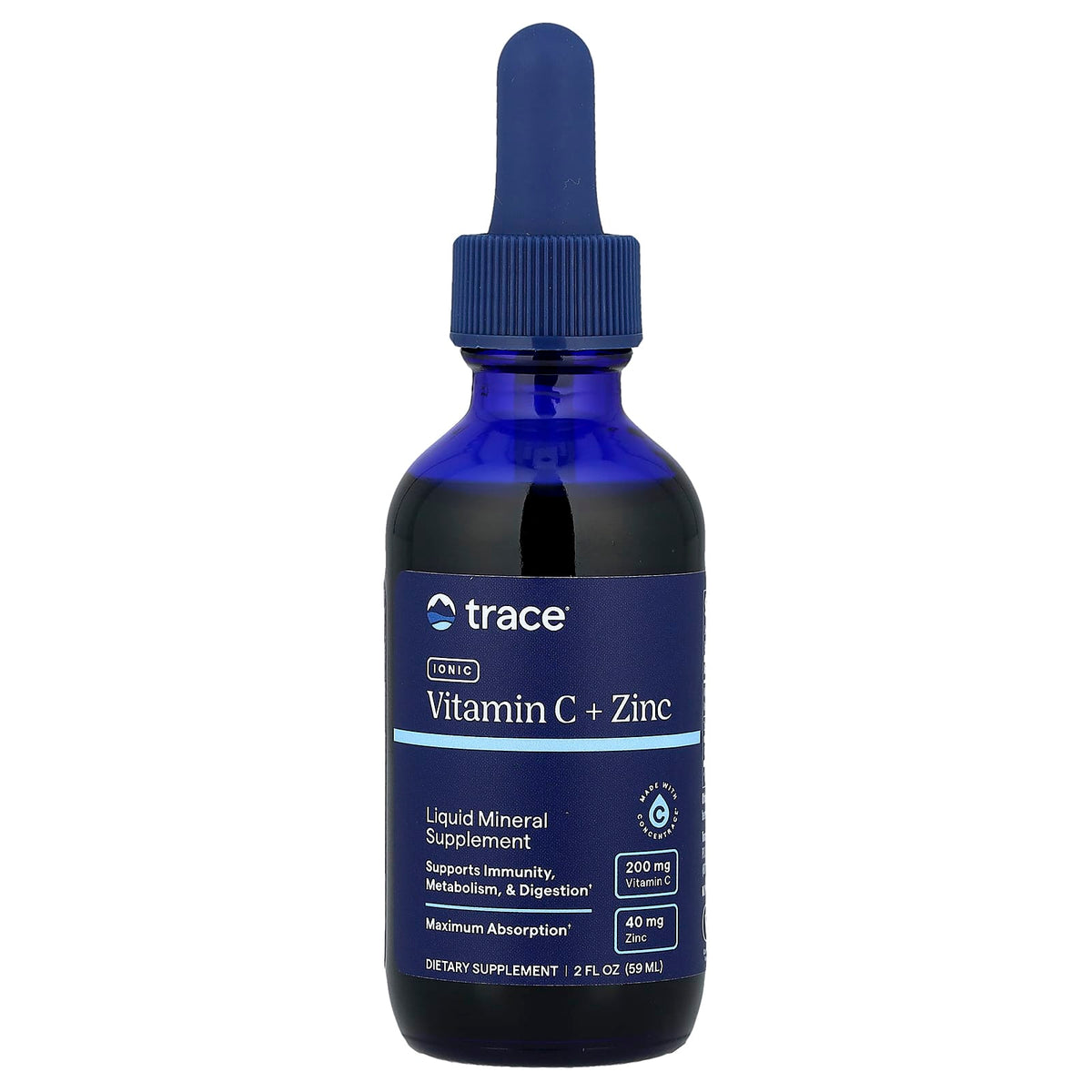 Trace Minerals - Vitamin C + Ionic Zinc - 59ml
