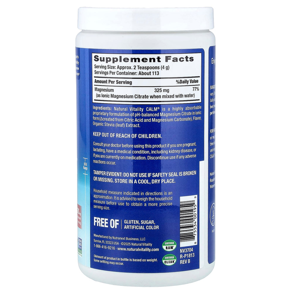 Natural Vitality Cherry ingredienser lista